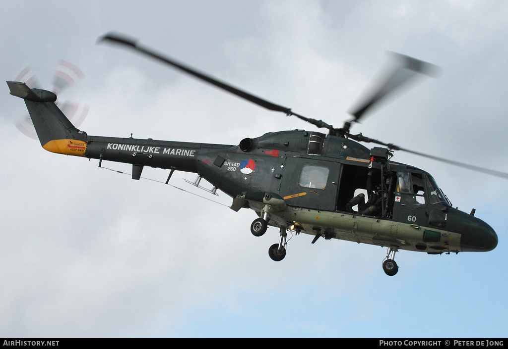 Aircraft Photo of 260 | Westland SH-14D Lynx (WG-13) | Netherlands - Navy | AirHistory.net #16219