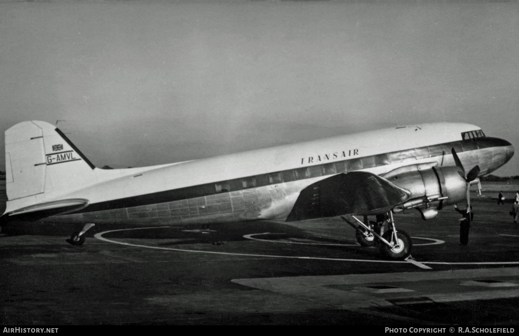 Aircraft Photo of G-AMVL | Douglas C-47B Dakota | Transair | AirHistory.net #16257