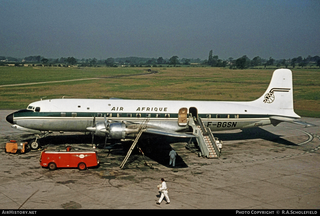 Aircraft Photo of F-BGSN | Douglas DC-6B | Air Afrique | AirHistory.net #16259