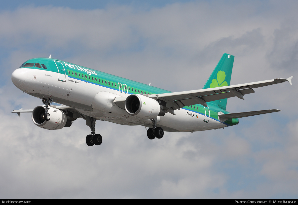 Aircraft Photo of EI-DEF | Airbus A320-214 | Aer Lingus | AirHistory.net #16279