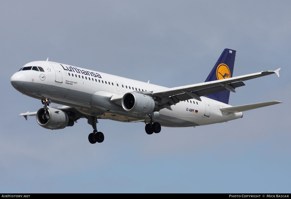 Aircraft Photo of D-AIPF | Airbus A320-211 | Lufthansa | AirHistory.net #16280