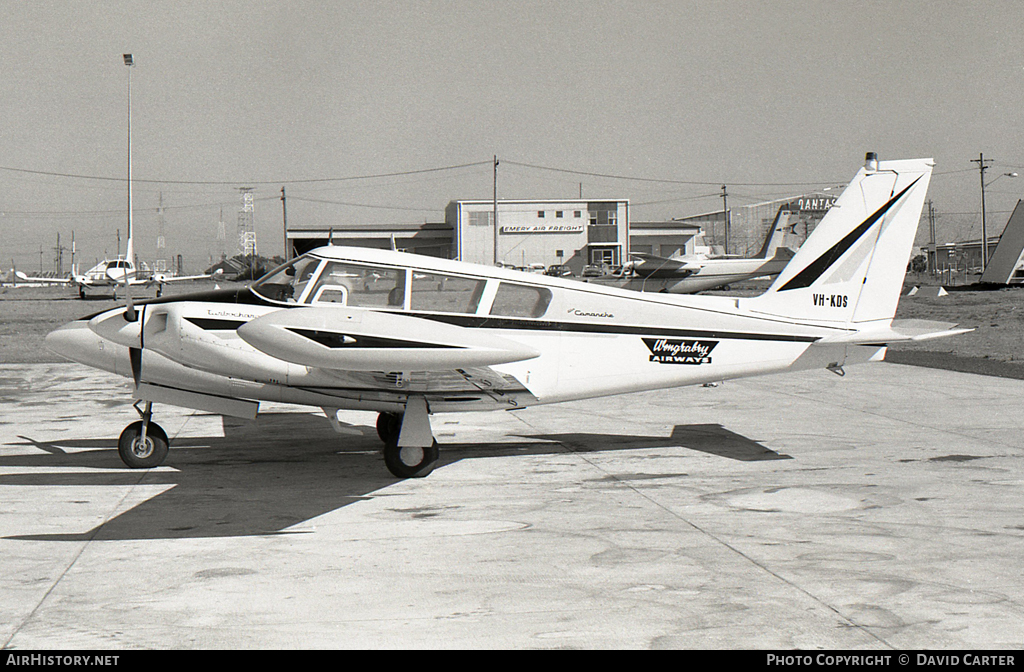 Aircraft Photo of VH-KDS | Piper PA-30-160 Twin Comanche B | Wongrabry Airways | AirHistory.net #16285