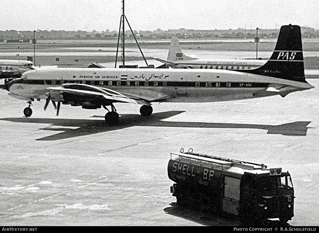 Aircraft Photo of EP-ADU | Douglas DC-7C | Persian Air Services | AirHistory.net #16290