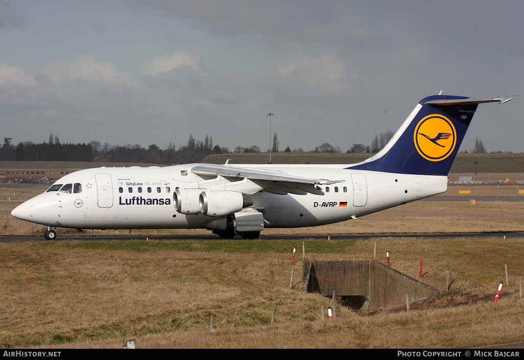 Aircraft Photo of D-AVRP | British Aerospace Avro 146-RJ85 | Lufthansa | AirHistory.net #16297