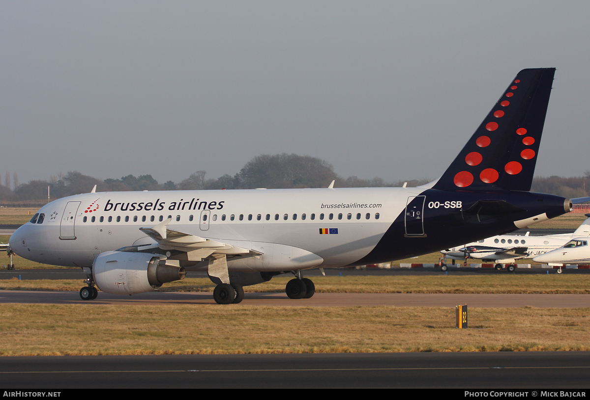 Aircraft Photo of OO-SSB | Airbus A319-111 | Brussels Airlines | AirHistory.net #16350