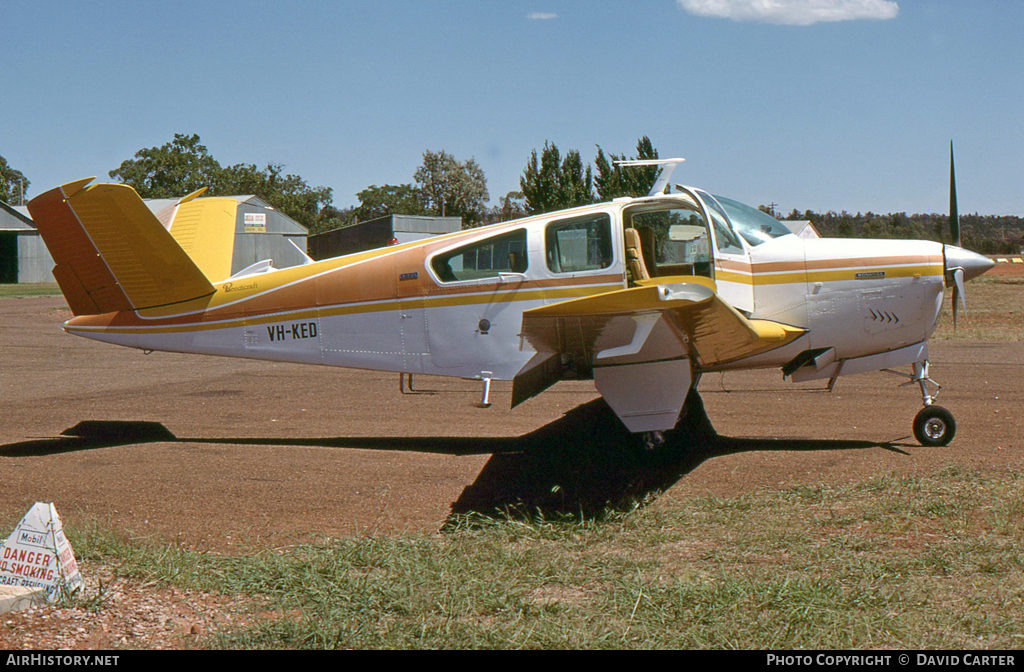 Aircraft Photo of VH-KED | Beech V35B Bonanza | AirHistory.net #16384