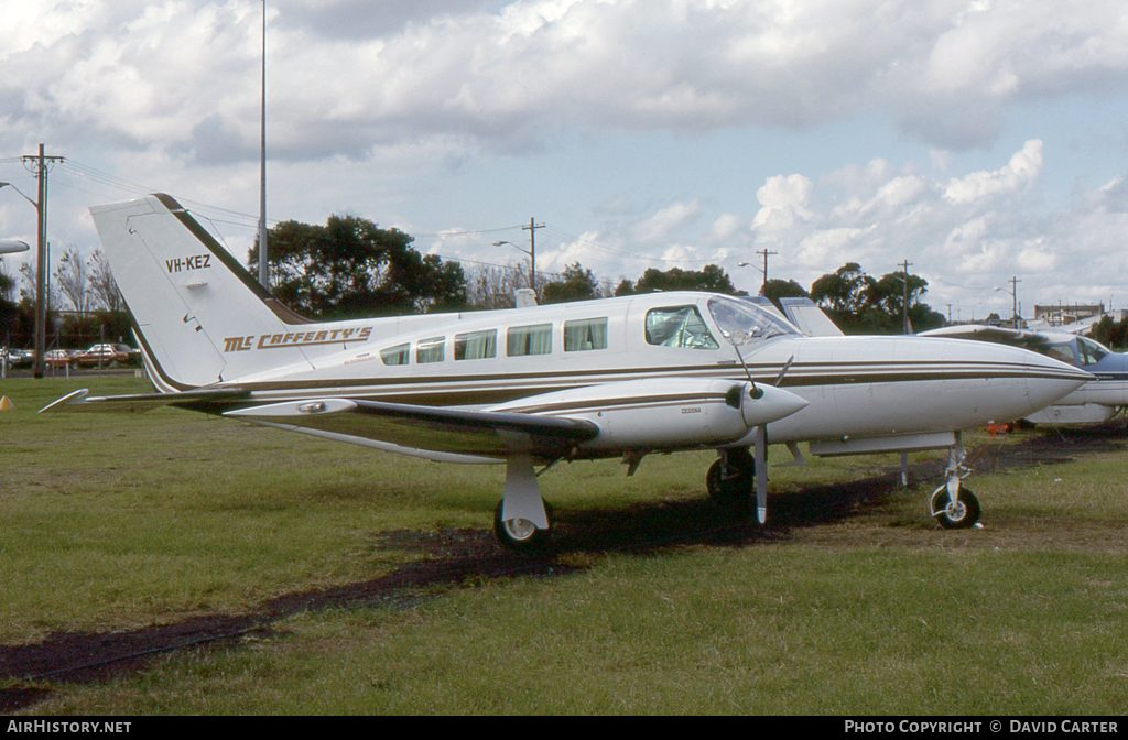 Aircraft Photo of VH-KEZ | Cessna 402C | McCafferty's Coaches | AirHistory.net #16392