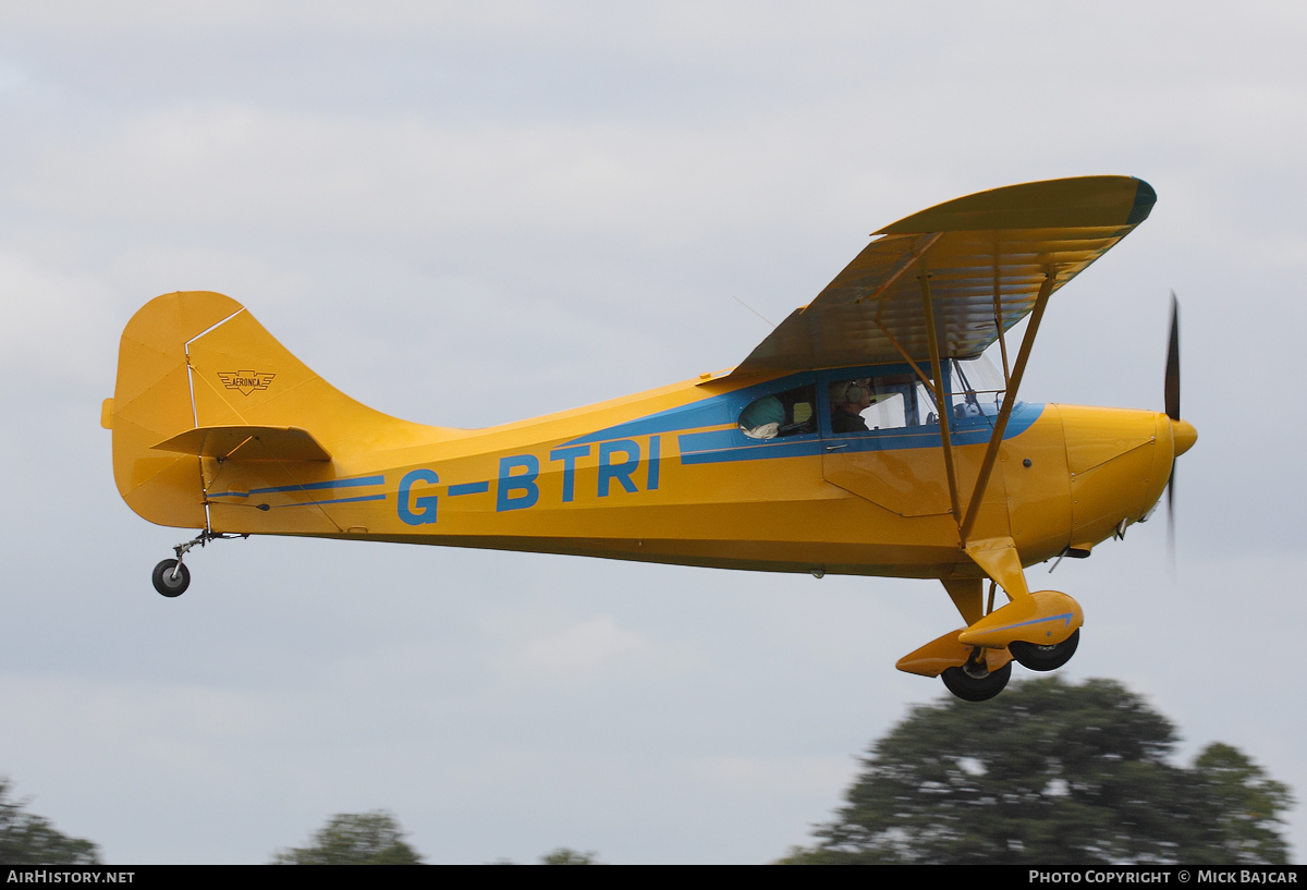 Aircraft Photo of G-BTRI | Aeronca 11CC Super Chief | AirHistory.net #16393