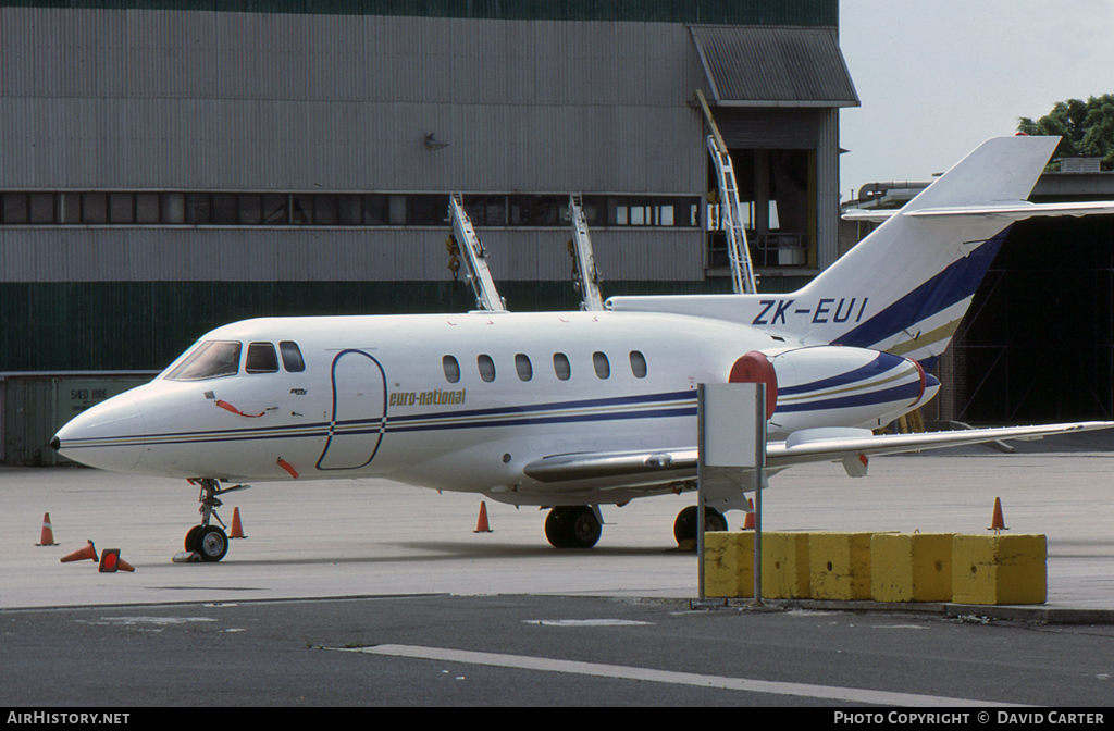 Aircraft Photo of ZK-EUI | British Aerospace BAe-125-800B | Euro-National | AirHistory.net #16399