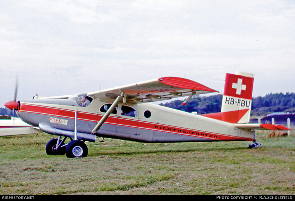 Aircraft Photo of HB-FBU | Pilatus PC-6/350-H2 Porter | AirHistory.net #16446