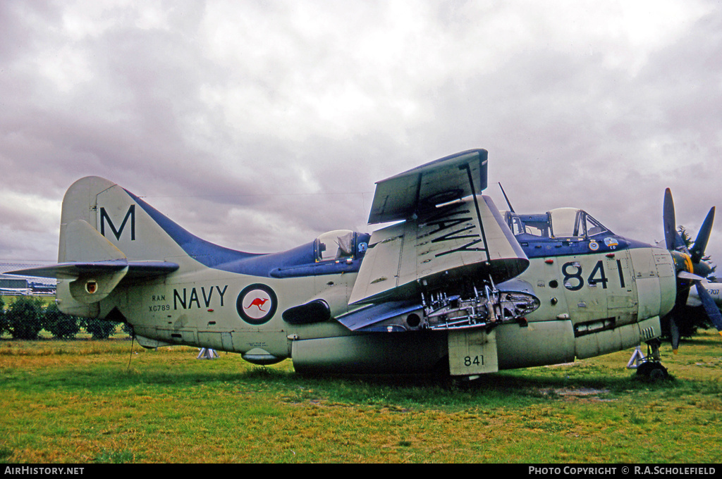 Aircraft Photo of XG789 | Fairey Gannet AS.1 | Australia - Navy | AirHistory.net #16447
