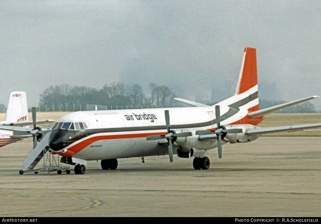 Aircraft Photo of G-APEK | Vickers 953C Merchantman | Air Bridge | AirHistory.net #16458