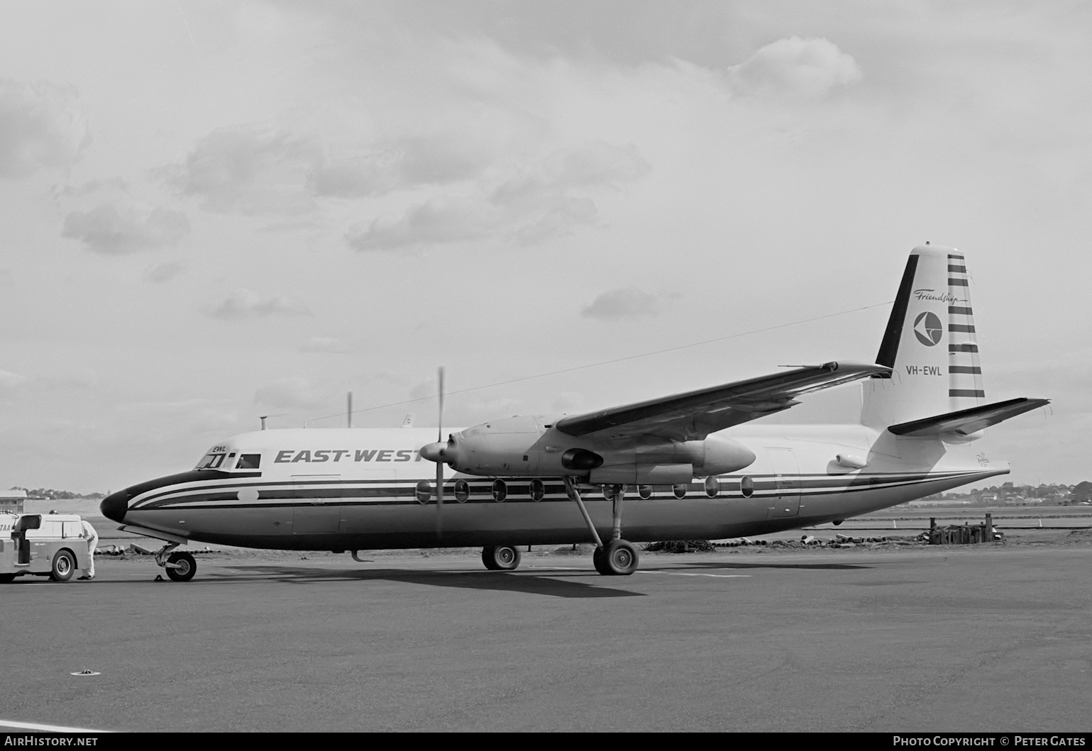 Aircraft Photo of VH-EWL | Fokker F27-100 Friendship | East-West Airlines | AirHistory.net #16565