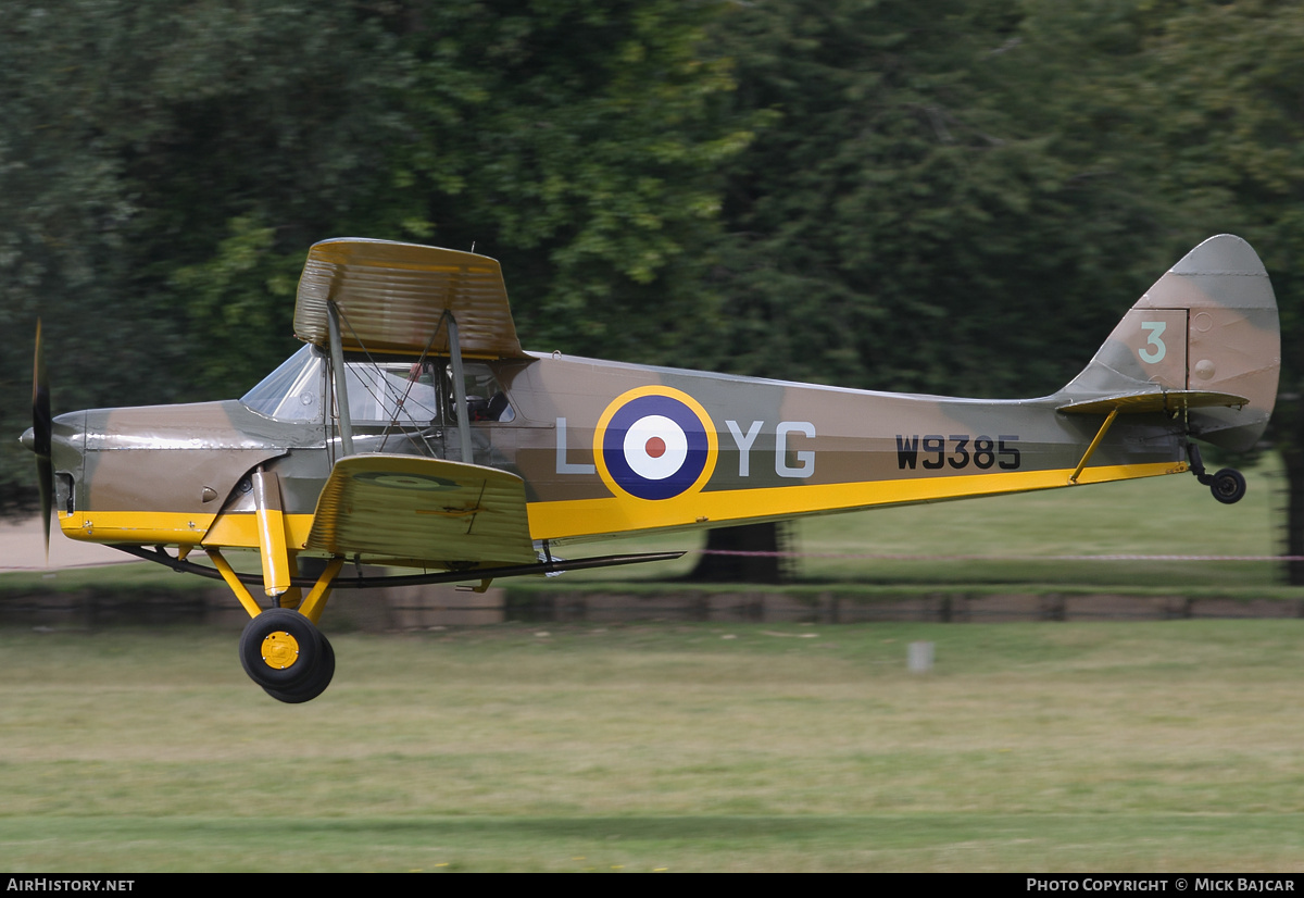 Aircraft Photo of G-ADND / W9385 | De Havilland D.H. 87B Hornet Moth | UK - Air Force | AirHistory.net #16566
