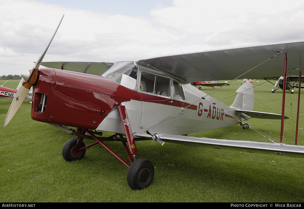 Aircraft Photo of G-ADUR | De Havilland D.H. 87B Hornet Moth | AirHistory.net #16568