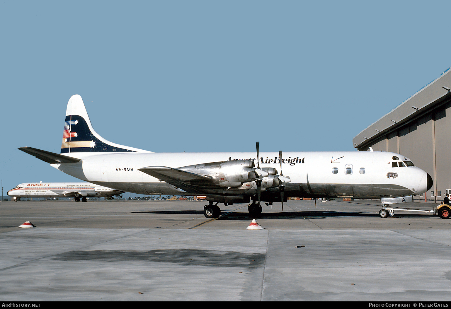 Aircraft Photo of VH-RMA | Lockheed L-188A(F) Electra | Ansett Air Freight | AirHistory.net #16570