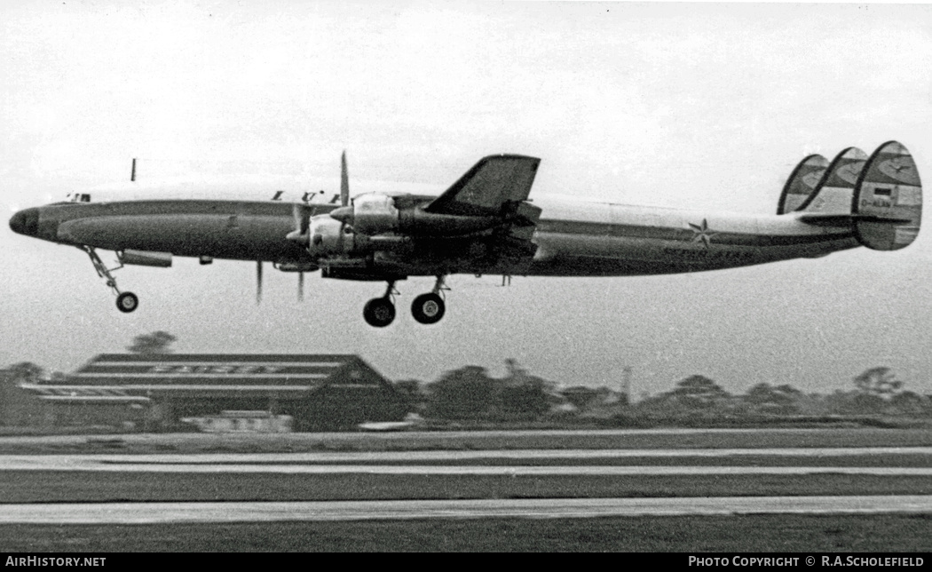 Aircraft Photo of D-ALAN | Lockheed L-1649A(F) Starliner | Lufthansa | AirHistory.net #16582