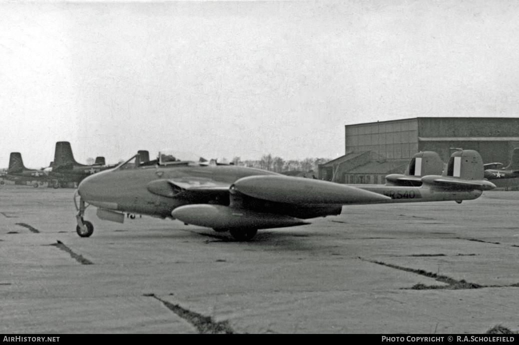 Aircraft Photo of WR540 | De Havilland D.H. 112 Venom FB4 | UK - Air Force | AirHistory.net #16648