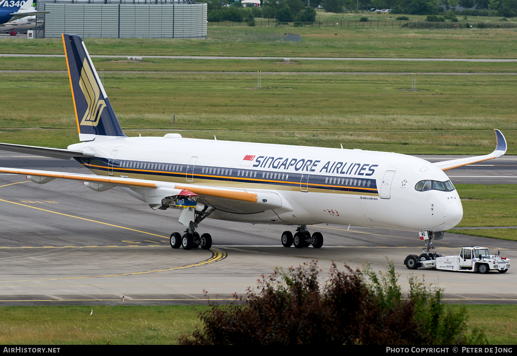 Aircraft Photo of F-WZGO | Airbus A350-941 | Singapore Airlines | AirHistory.net #16682