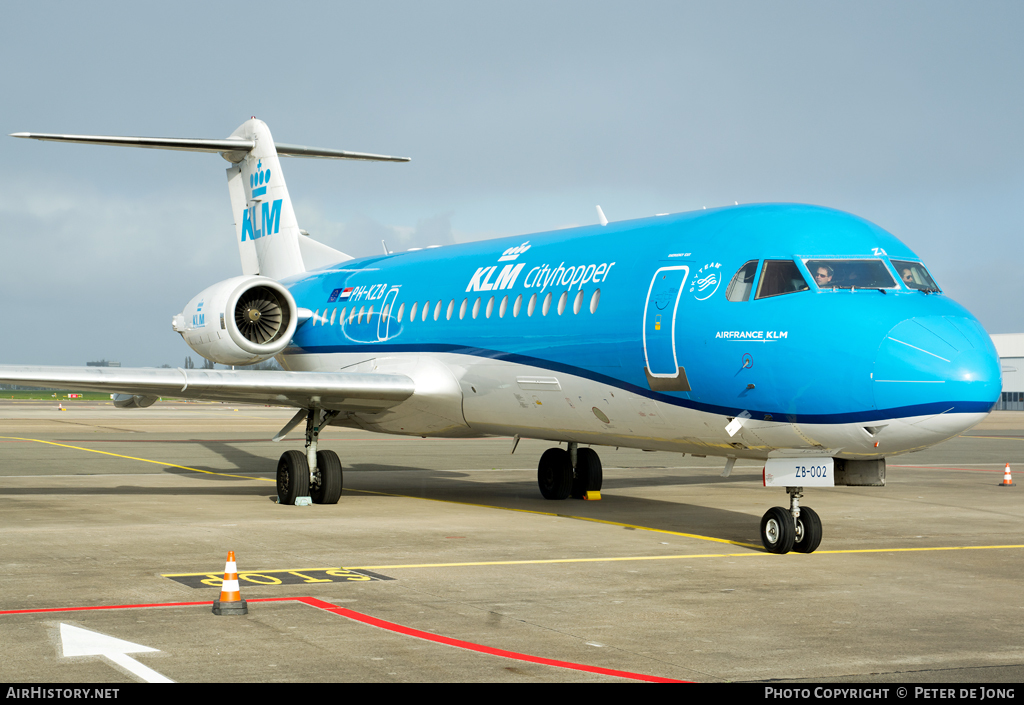 Aircraft Photo of PH-KZB | Fokker 70 (F28-0070) | KLM Cityhopper | AirHistory.net #16683