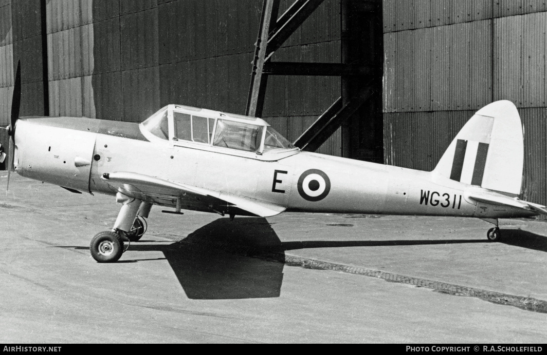 Aircraft Photo of WG311 | De Havilland DHC-1 Chipmunk T10 | UK - Air Force | AirHistory.net #16705