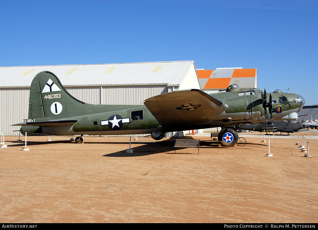 Aircraft Photo of 44-6393 / 446393 | Boeing B-17G Flying Fortress | USA - Air Force | AirHistory.net #16736