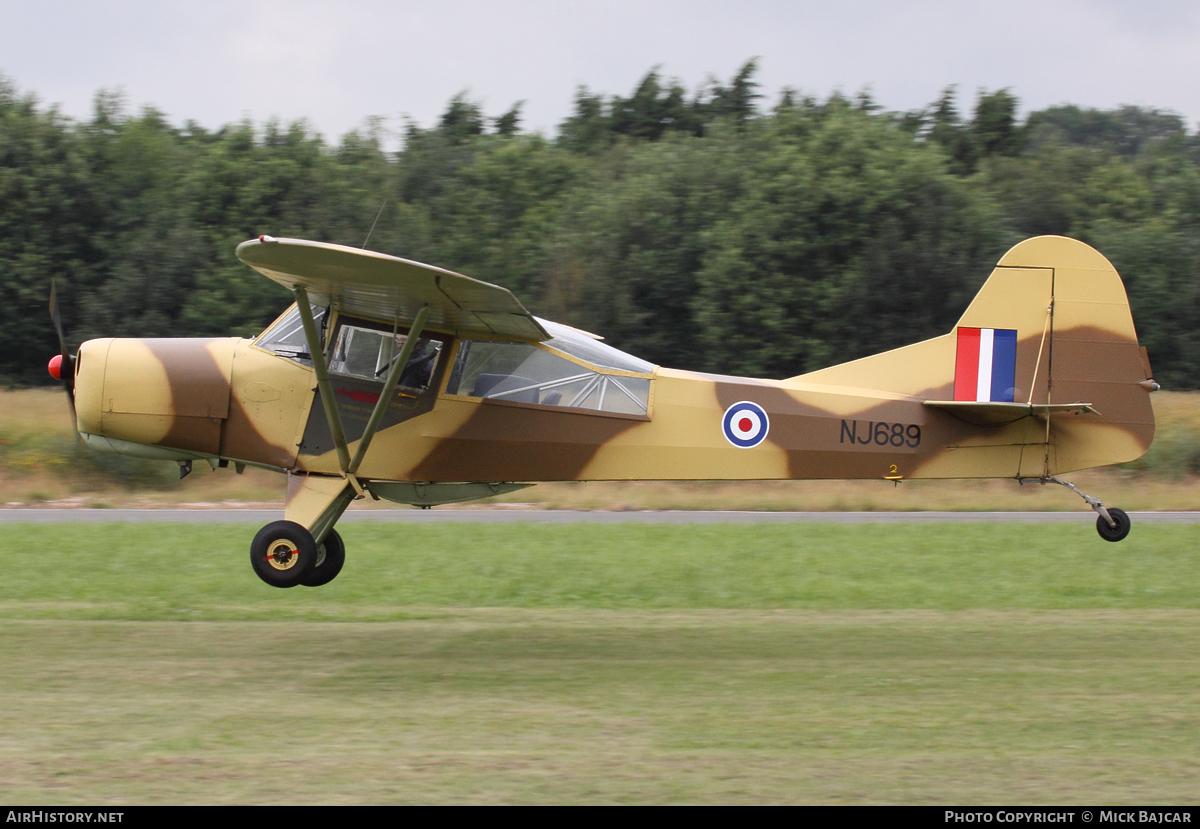 Aircraft Photo of G-ALXZ / NJ689 | Auster Mk5 150 Alpha | UK - Army | AirHistory.net #16739