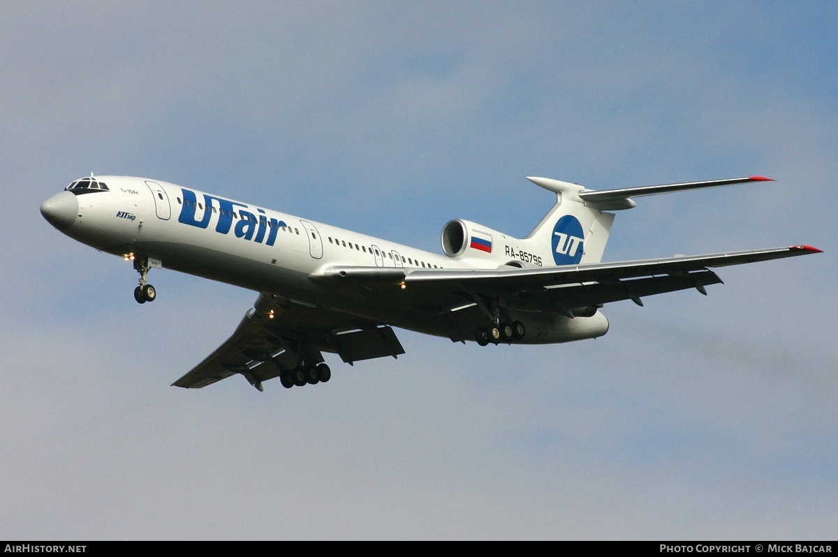 Aircraft Photo of RA-85796 | Tupolev Tu-154M | UTair | AirHistory.net #16748