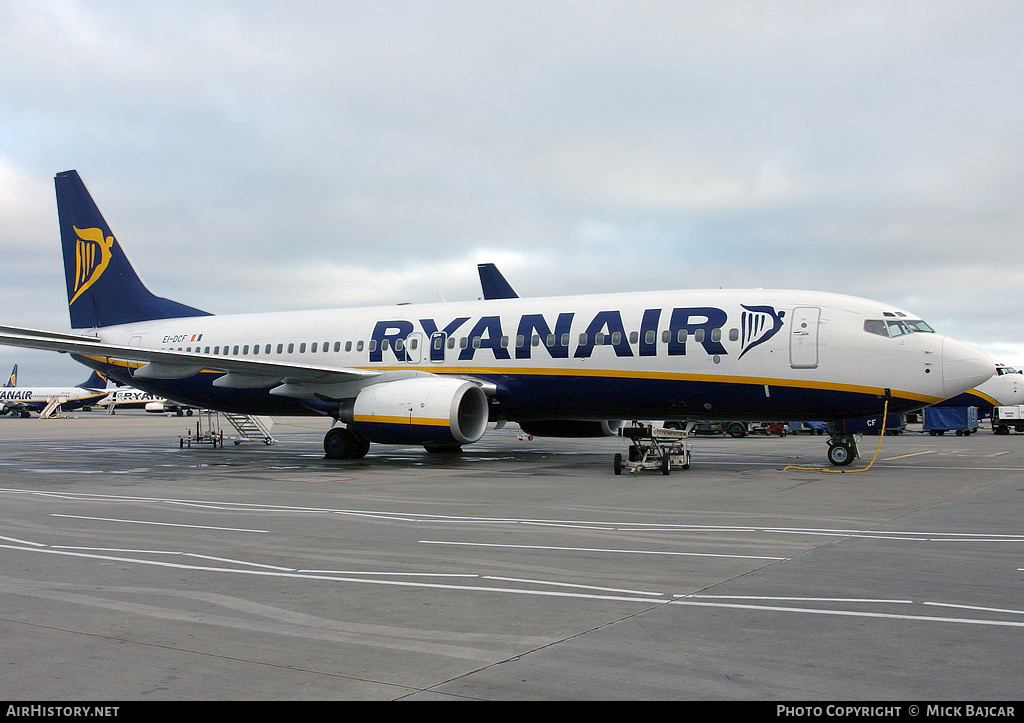 Aircraft Photo of EI-DCF | Boeing 737-8AS | Ryanair | AirHistory.net #16750