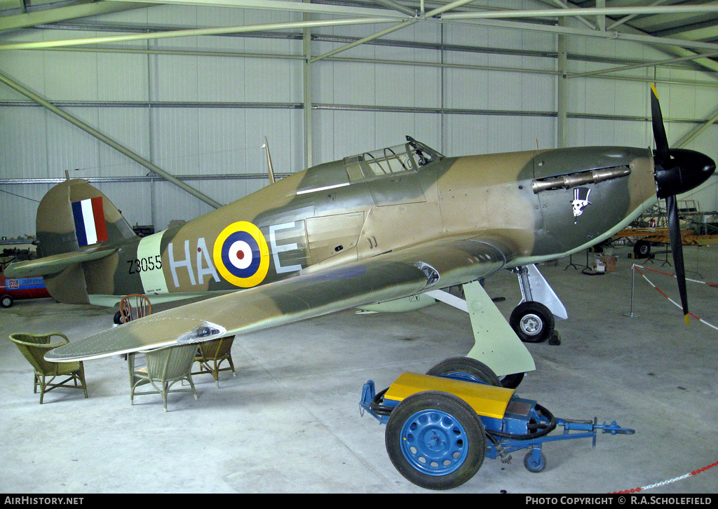 Aircraft Photo of Z3055 | Hawker Hurricane Mk2A | UK - Air Force | AirHistory.net #16755
