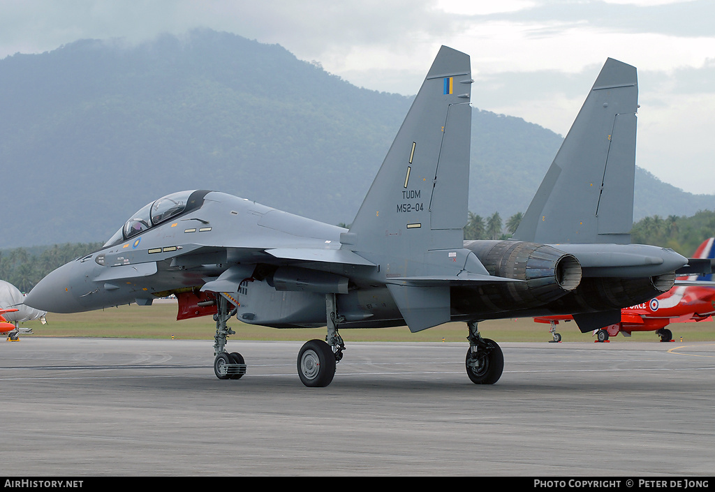 Aircraft Photo of M52-04 | Sukhoi Su-30MKM | Malaysia - Air Force | AirHistory.net #16772