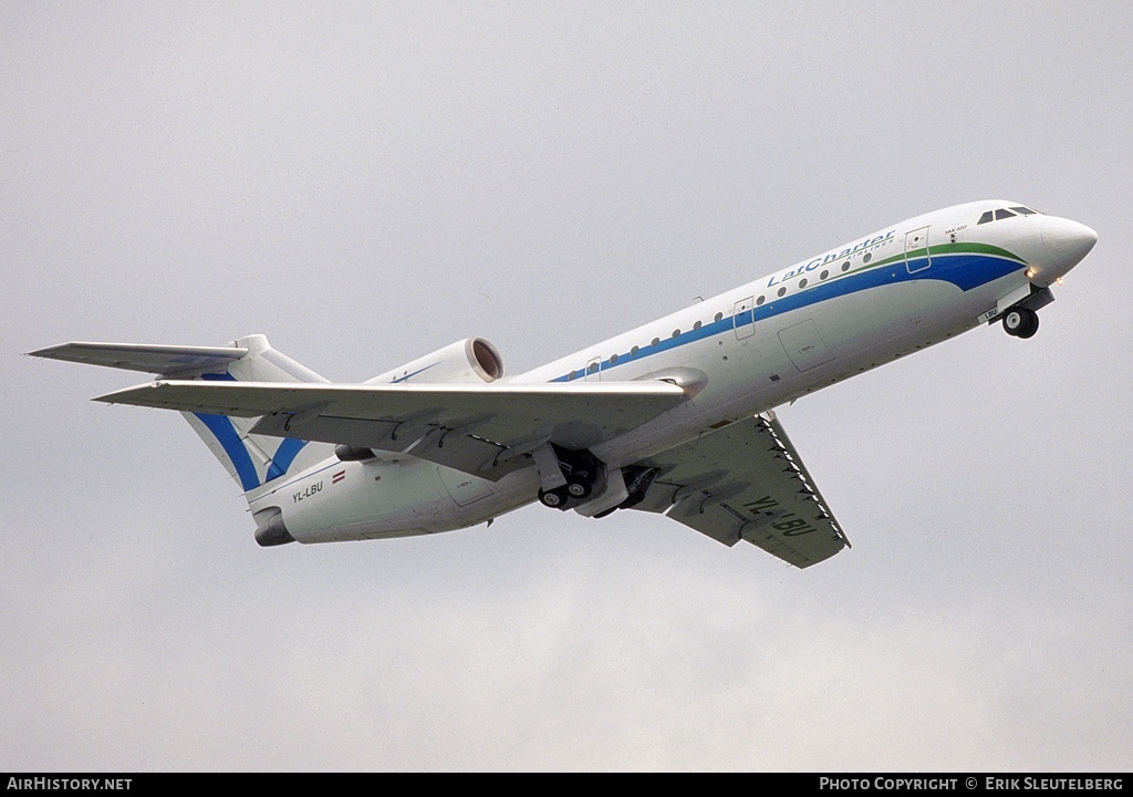 Aircraft Photo of YL-LBU | Yakovlev Yak-42D | LatCharter Airlines | AirHistory.net #16778