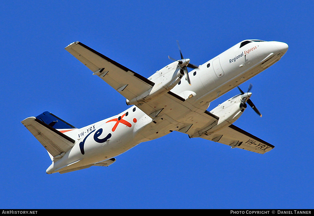 Aircraft Photo of VH-YRX | Saab 340B | REX - Regional Express | AirHistory.net #16829