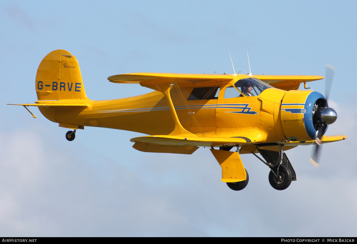 Aircraft Photo of G-BRVE | Beech D17S | AirHistory.net #16835