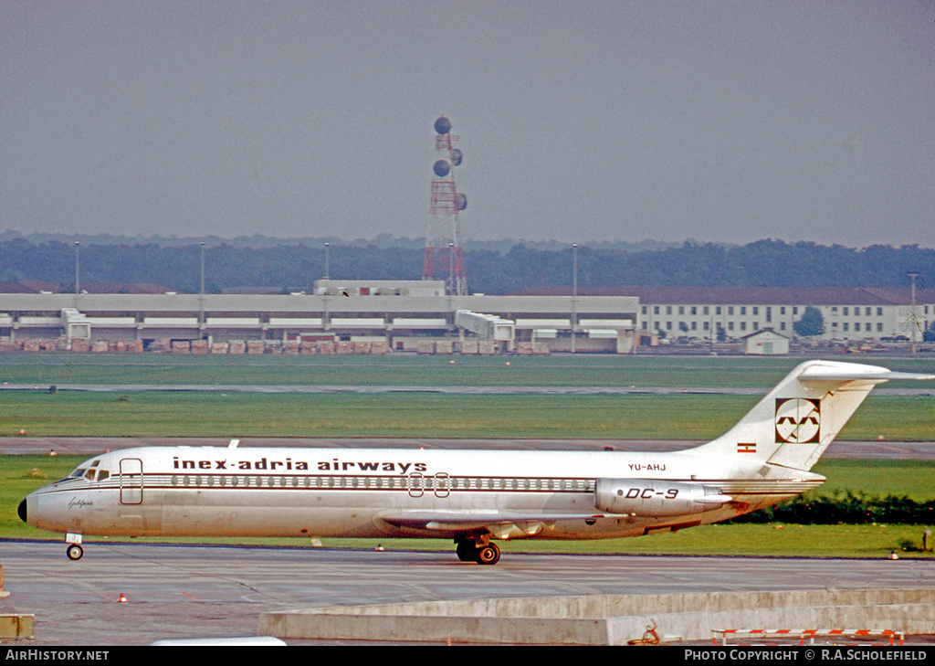 Aircraft Photo of YU-AHJ | McDonnell Douglas DC-9-32 | Inex-Adria Airways | AirHistory.net #16854