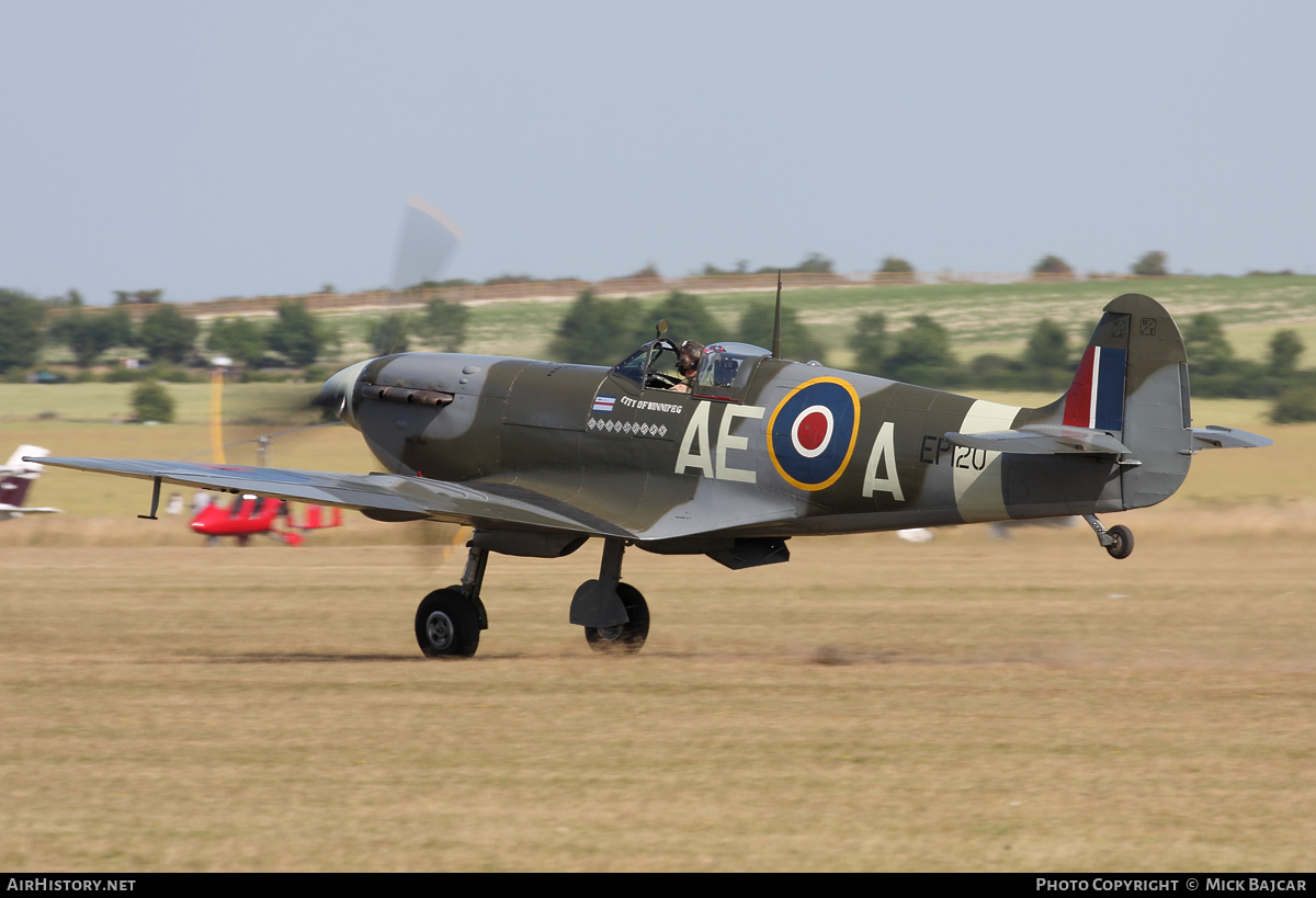 Aircraft Photo of G-LFVB / EP120 | Supermarine 349 Spitfire LF5B | UK - Air Force | AirHistory.net #16872