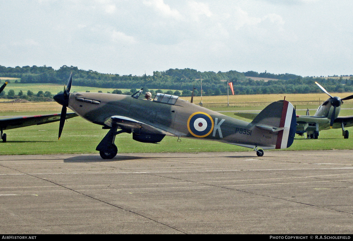 Aircraft Photo of F-AZXR / P3351 | Hawker Hurricane Mk2B | UK - Air Force | AirHistory.net #16875