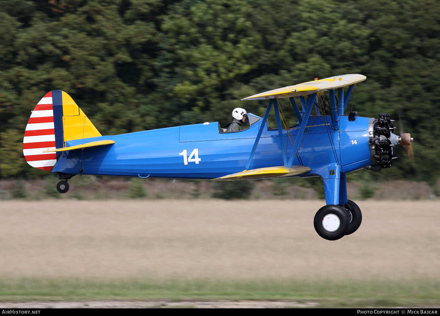 Aircraft Photo of G-ISDN / 14 | Boeing PT-17 Kaydet (A75N1) | USA - Air Force | AirHistory.net #16877