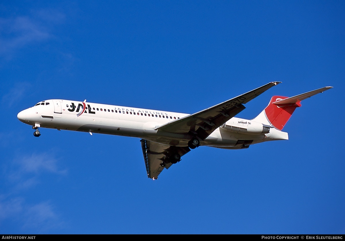 Aircraft Photo of JA8370 | McDonnell Douglas MD-87 (DC-9-87) | Japan Airlines - JAL | AirHistory.net #16906