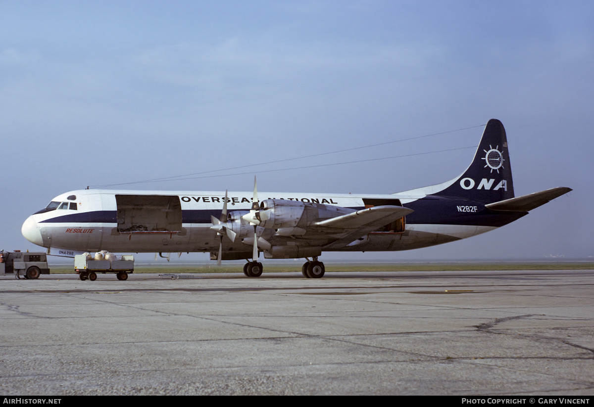 Aircraft Photo of N282F | Lockheed L-188A(F) Electra | Overseas National Airways - ONA | AirHistory.net #16931