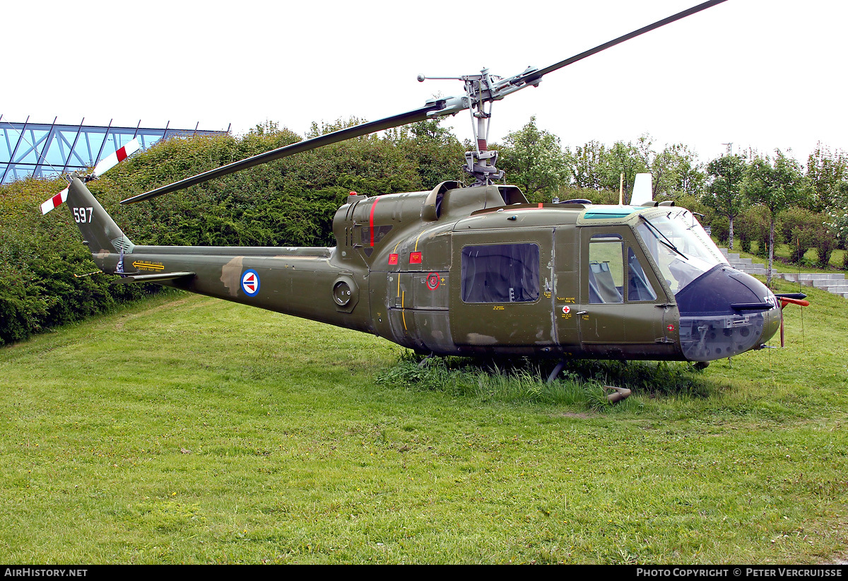 Aircraft Photo of 597 | Bell UH-1B Iroquois | Norway - Air Force | AirHistory.net #16958