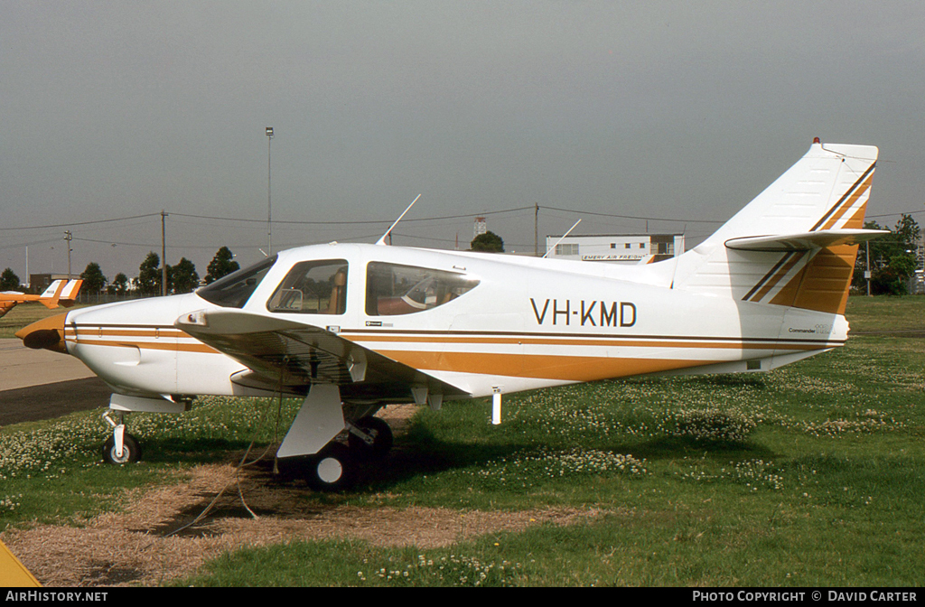 Aircraft Photo of VH-KMD | Rockwell Commander 112A | AirHistory.net #16959