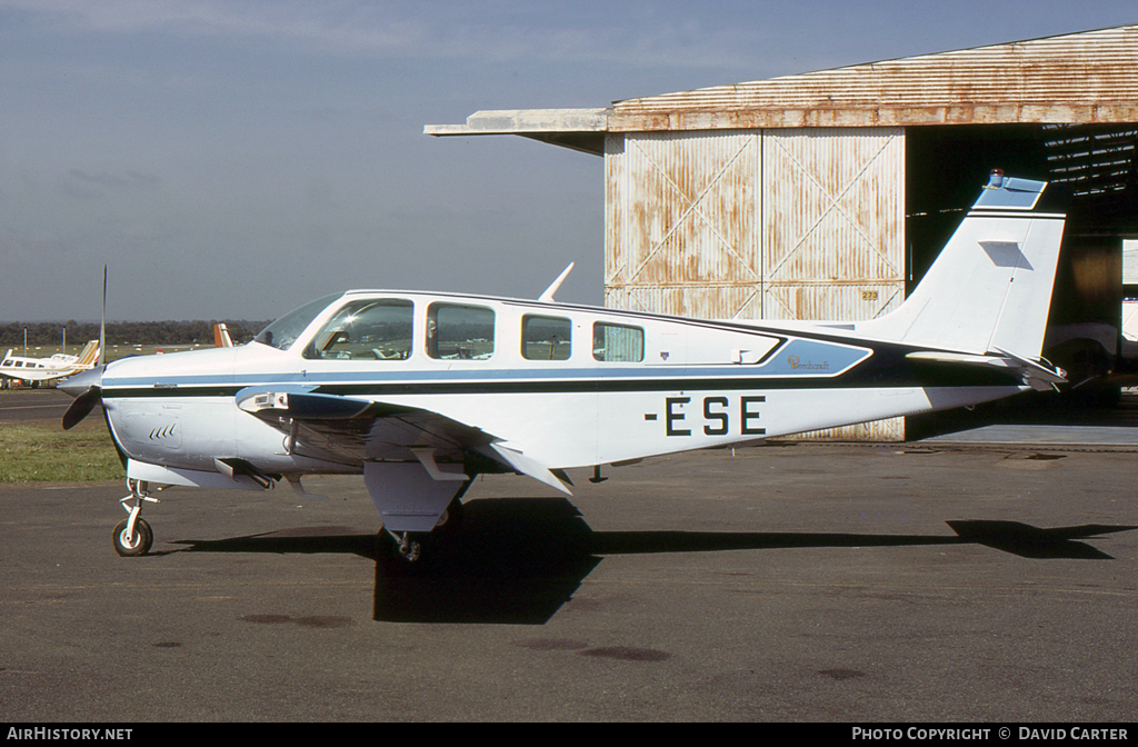 Aircraft Photo of ZK-ESE / -ESE | Beech A36 Bonanza 36 | AirHistory.net #16966