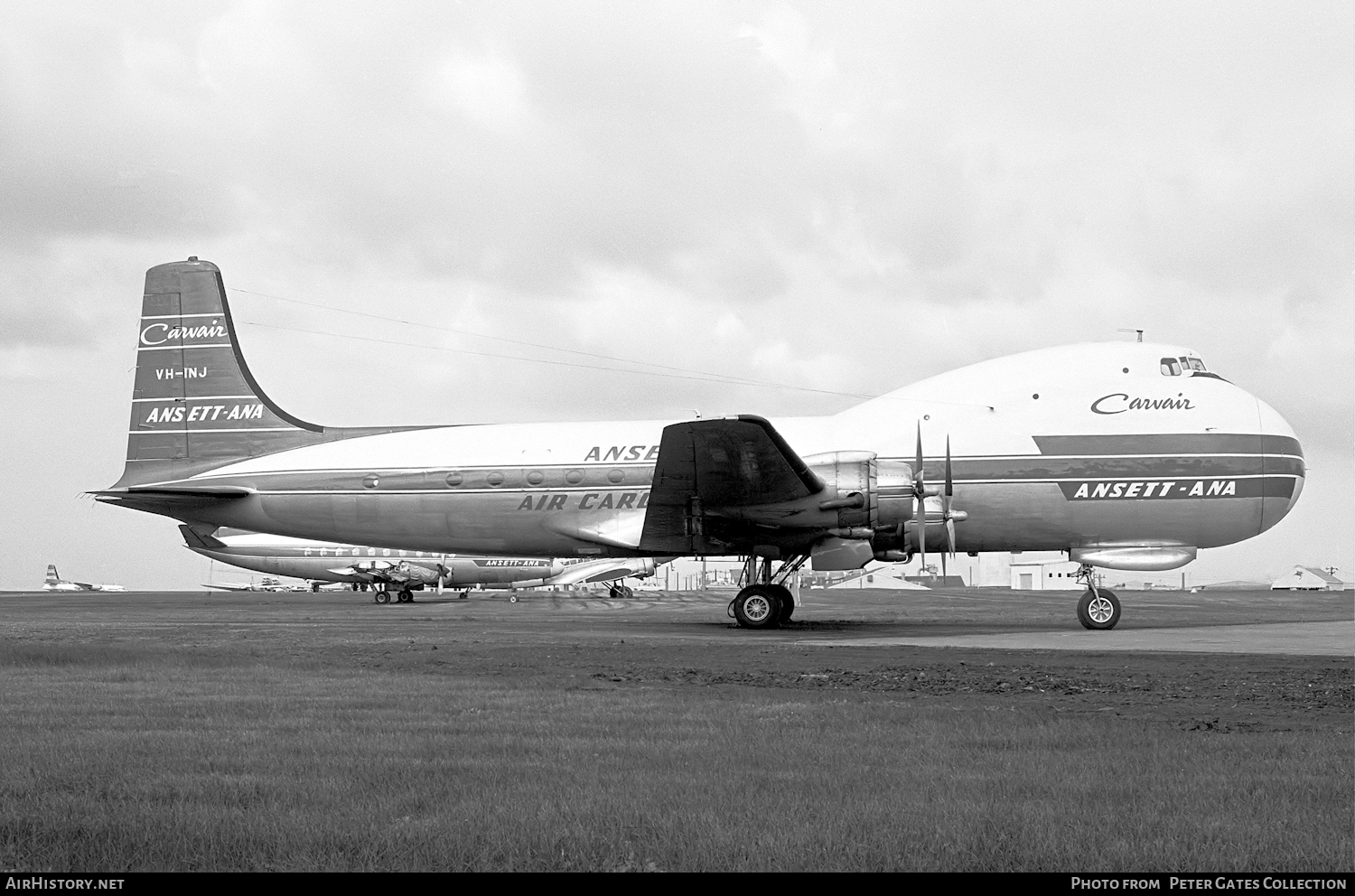 Aircraft Photo of VH-INJ | Aviation Traders ATL-98 Carvair | Ansett - ANA Air Cargo | AirHistory.net #16976