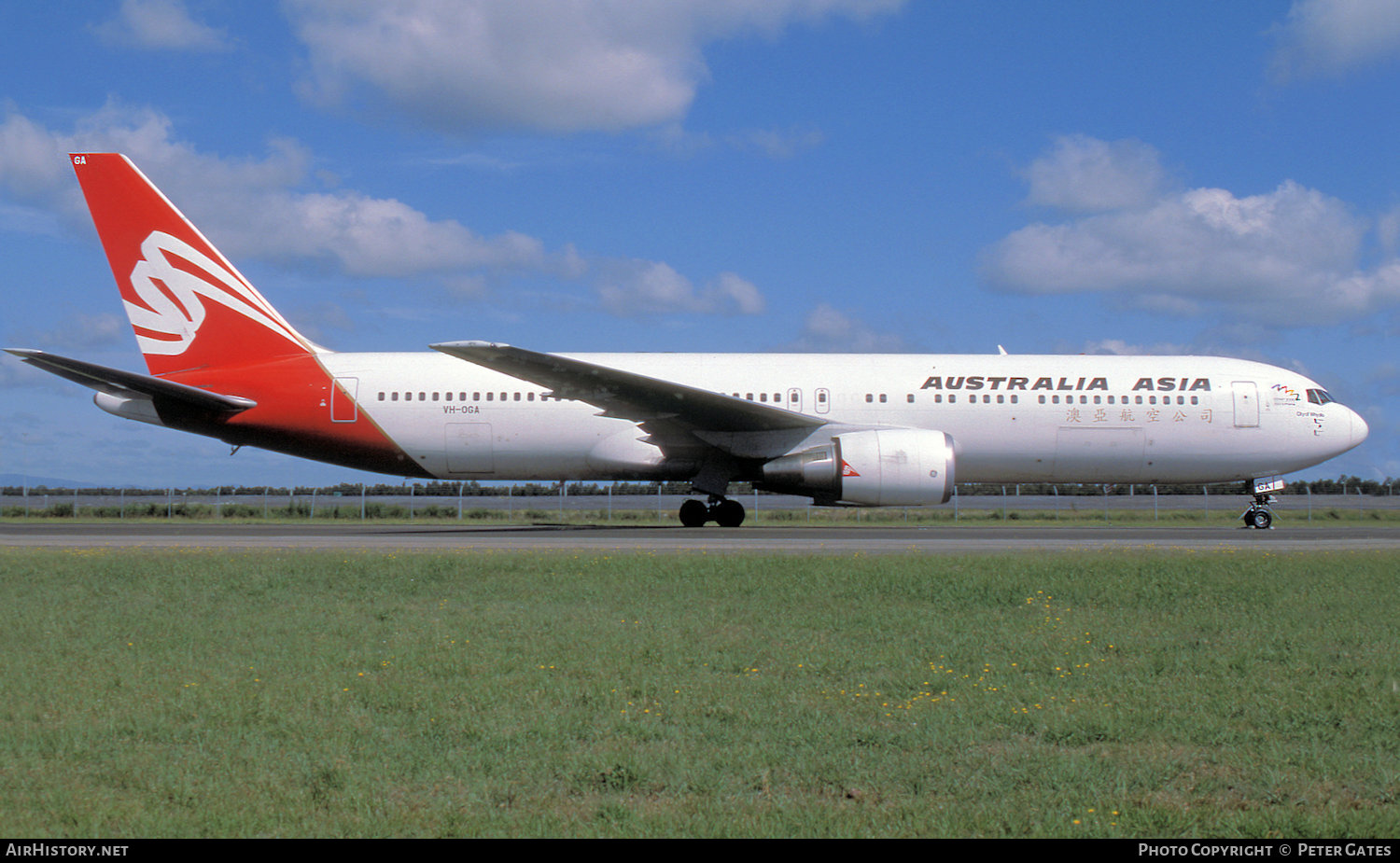 Aircraft Photo of VH-OGA | Boeing 767-338/ER | Australia Asia Airlines | AirHistory.net #16980