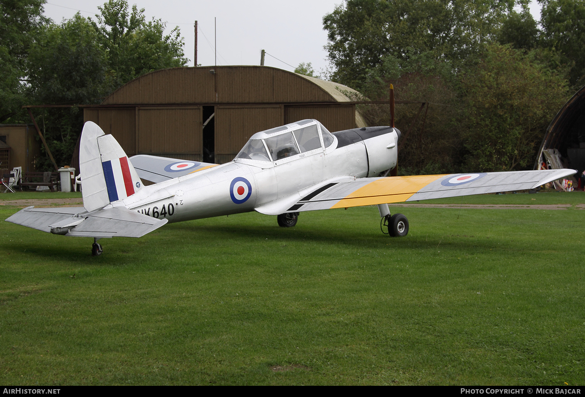 Aircraft Photo of G-CERD / WK640 | De Havilland Canada DHC-1 Chipmunk Mk22 | UK - Air Force | AirHistory.net #16989