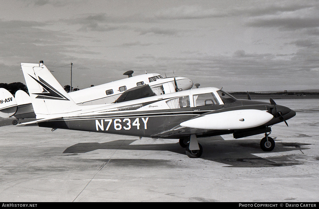 Aircraft Photo of N7634Y | Piper PA-30-160 Twin Comanche | AirHistory.net #16990
