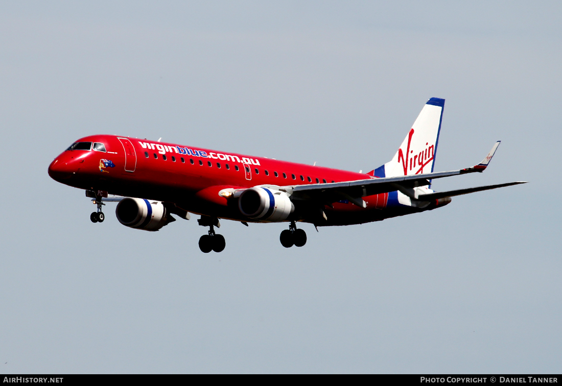 Aircraft Photo of VH-ZPC | Embraer 190AR (ERJ-190-100IGW) | Virgin Blue Airlines | AirHistory.net #17003