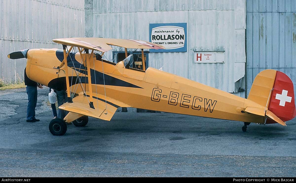 Aircraft Photo of G-BECW | CASA 1.131E Jungmann | AirHistory.net #17050