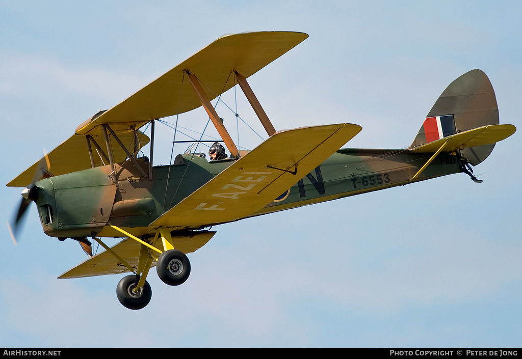 Aircraft Photo of F-AZEI / T6553 | De Havilland D.H. 82A Tiger Moth II | UK - Air Force | AirHistory.net #17066